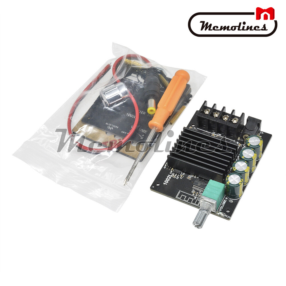 2x100W Mini 5.0 Bluetooth High Power TPA3116 Amplifier Board Adjustable Button