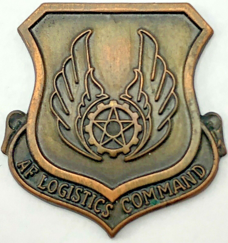 Vintage AF Logistics Command Trophy Plate Challenge Coin USAF
