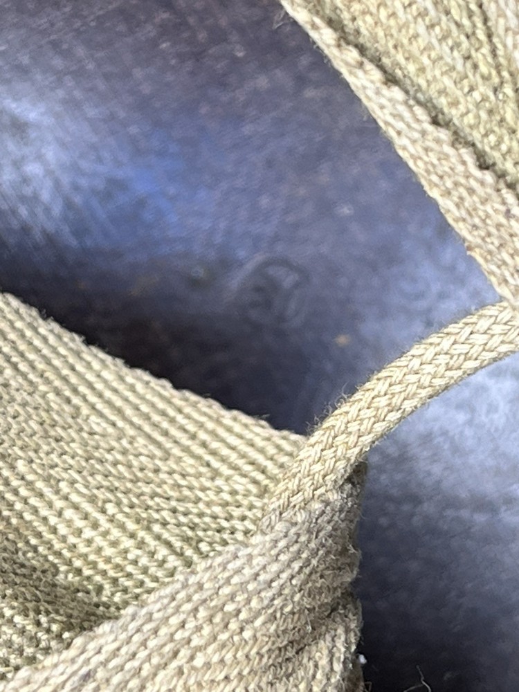 WW2 M1 Helmet Front Seam