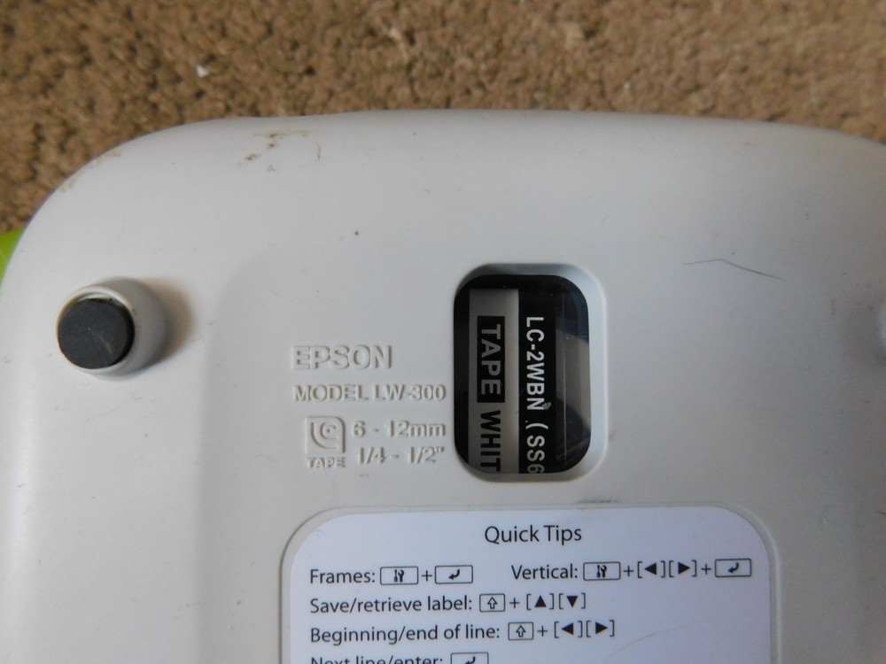 Epson LW-300 Label Printer No Cord Tested Device Only