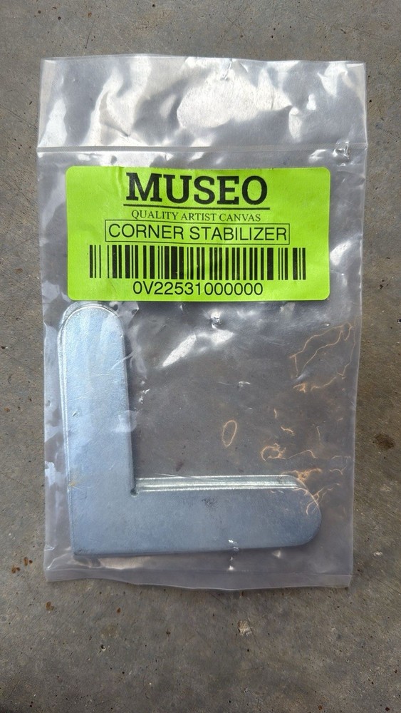 MUSEO 4-Pack Angle Corner Support Plate Stabilizers