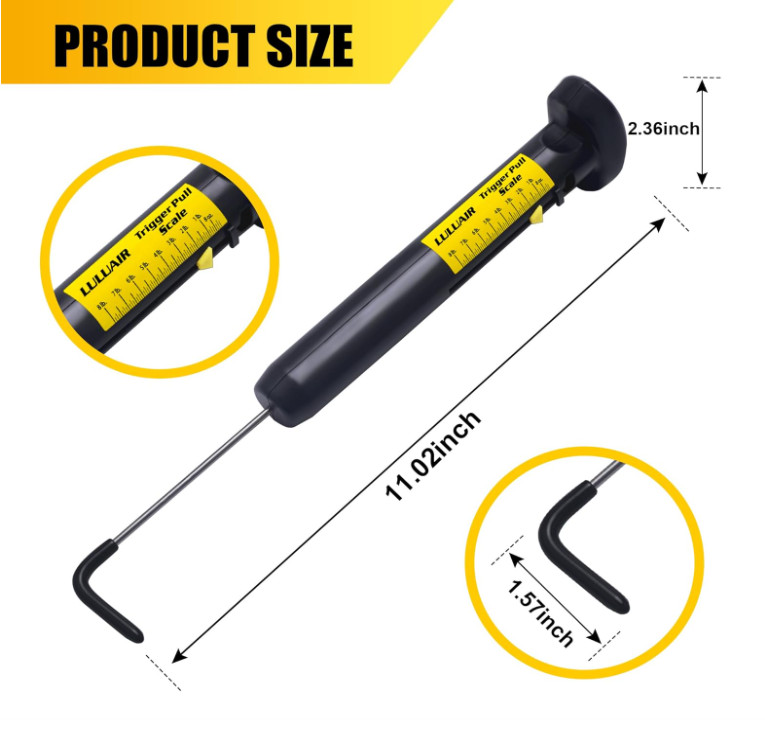 Manual Trigger Pull Scales, Mechanical Trigger Pull Gauge with Values ranging