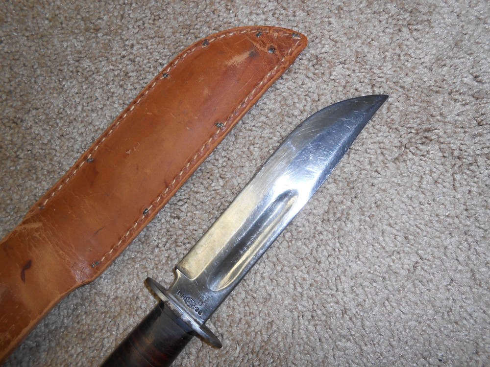 Original WW2 NAMED Fighting Knife PAL RH36