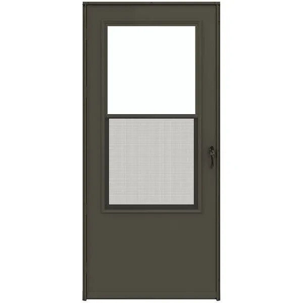 Larson Life-Core  Composite Surface Single-Vent Storm Door, 36" X 80", Bronze