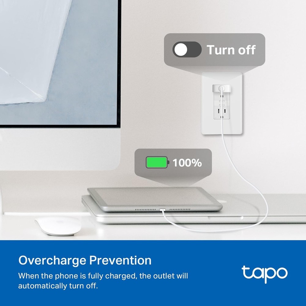 TP-Link Smart Plug Mini, Matter Compatible, Compatible with Alexa, Googl