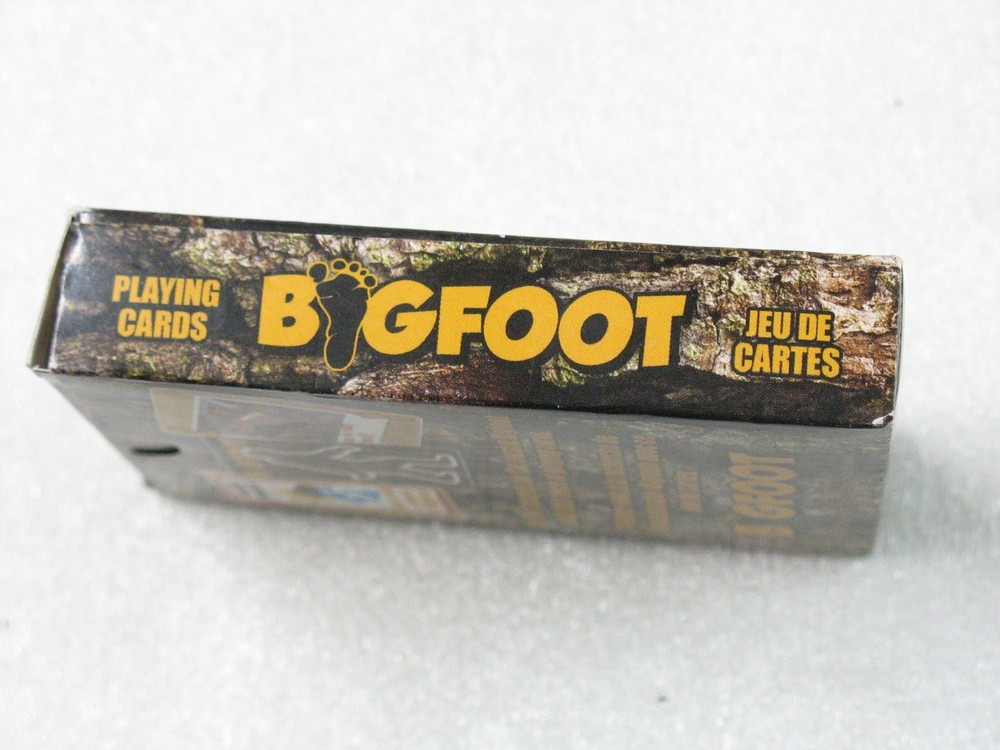 Bigfoot Playing Cards Deck 52 Cards 2015 Design Studios Ltd. Sasquatch