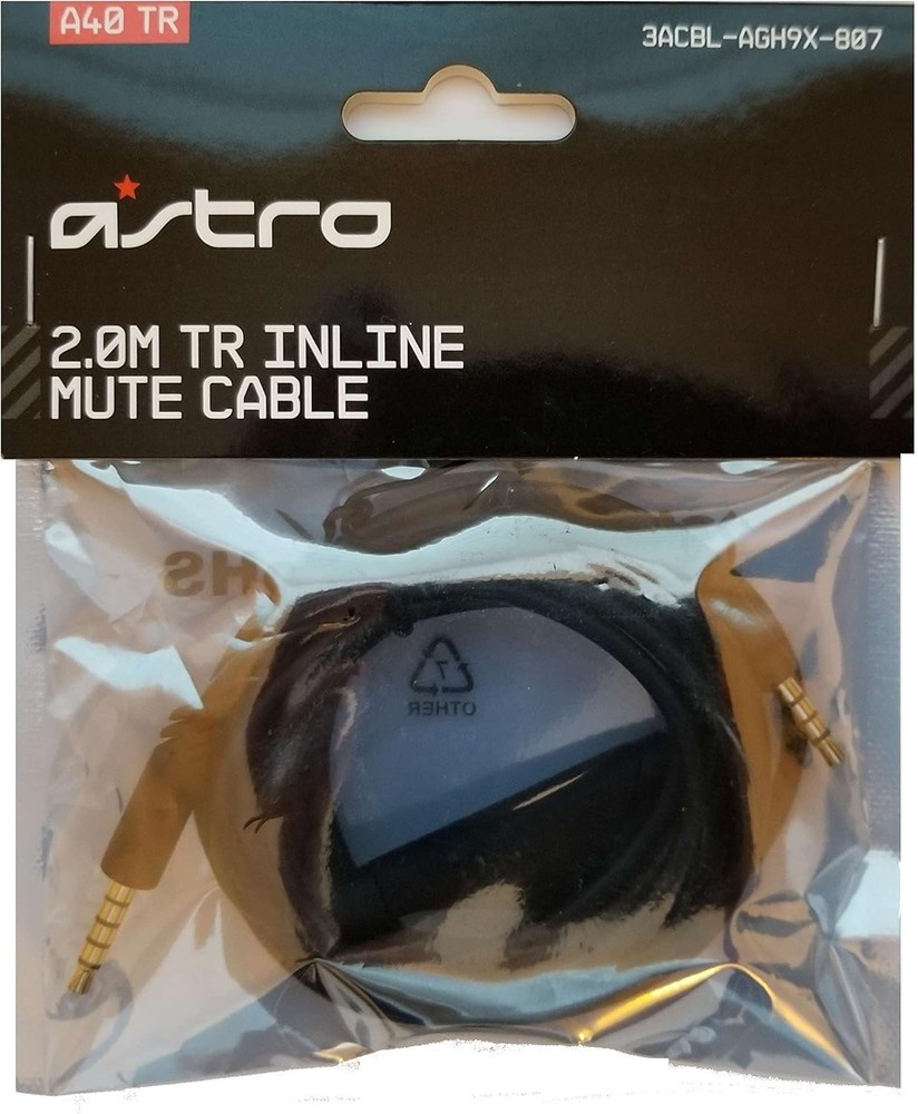 Official Astro A30/A40 2m Mute Cable for MixAmp Pro - Durable & Efficient