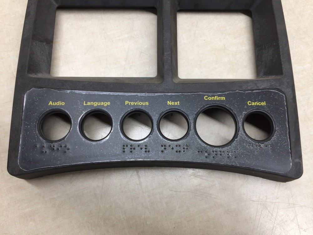 Parkeon Parking Meter Interface Displace Button Bezel Flowbird Control Cover