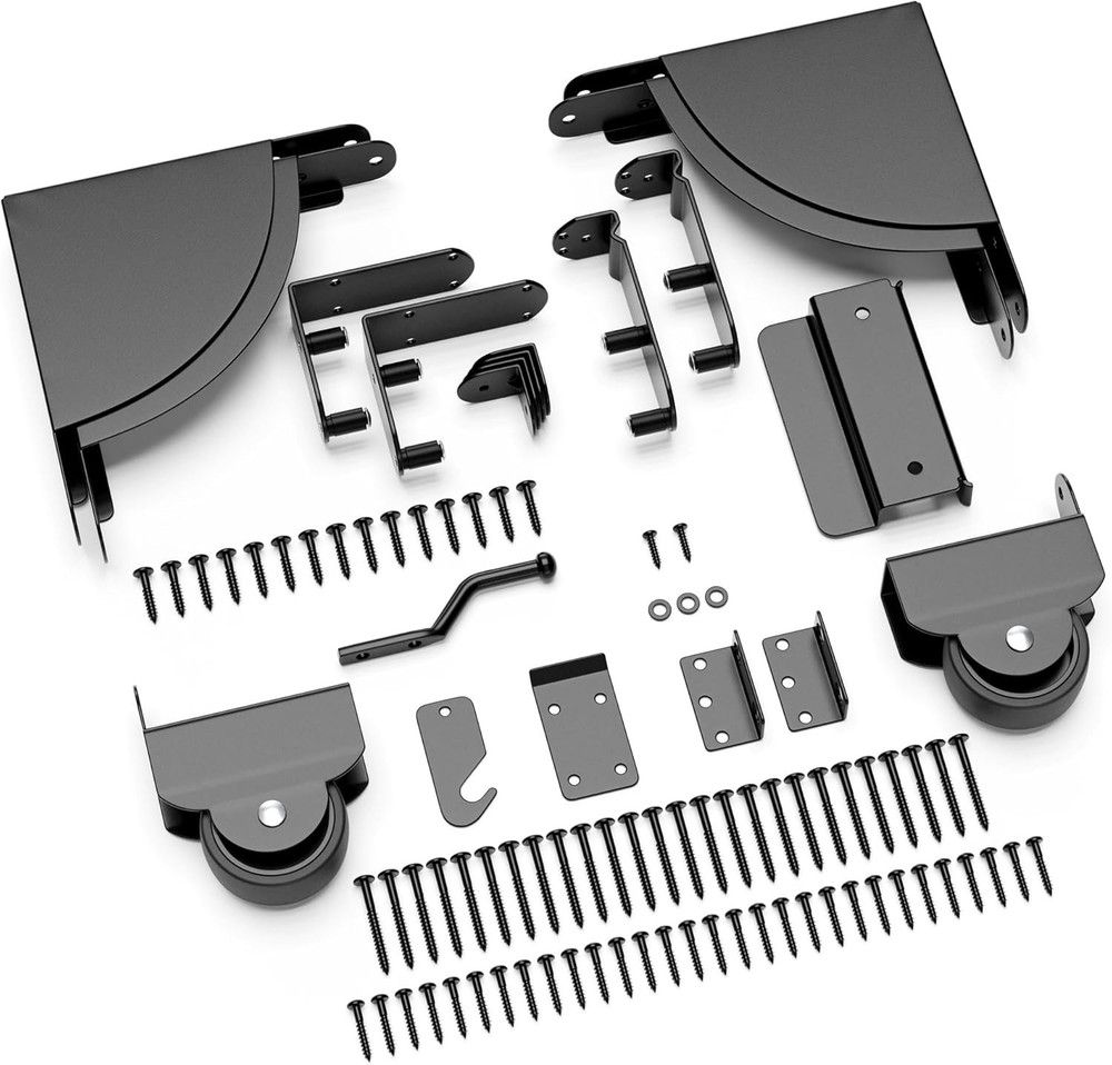 Versatile Sliding Gate Kit with Wheel - Ideal for Gardens, Decks, and Pools