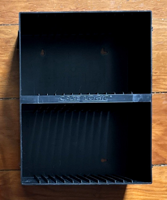 Case Logic Black 30-CD Hard Plastic Storage Rack Organizer