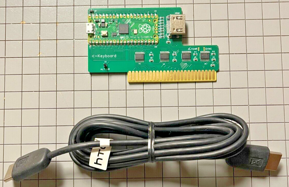 APPLE II, II+,IIe DVI HDMI Graphics Card, Fully Built, Programmed, Tested A2DVI