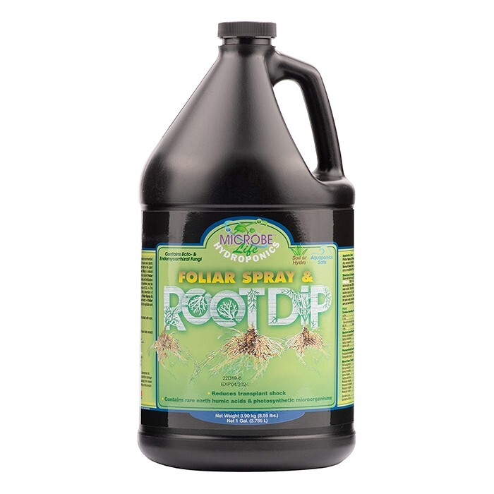 Microbe Life Hydroponics Foliar Spray & Root Dip 1 Gallon Increases Chlorophyll