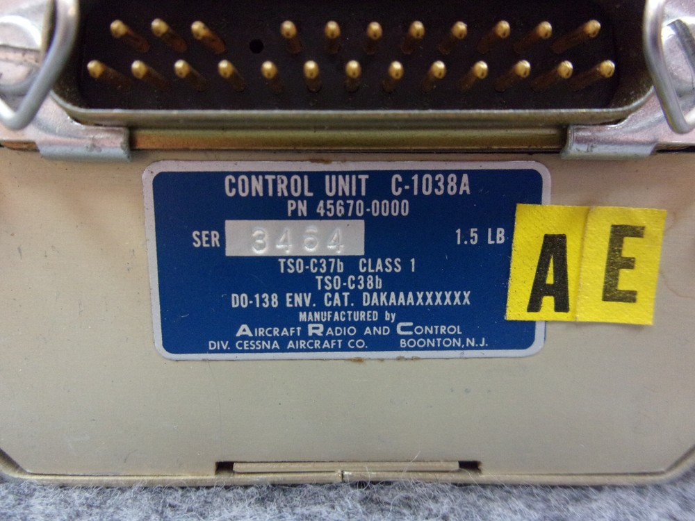 ARC C-1038A COM Control Unit P/N 45670-0000