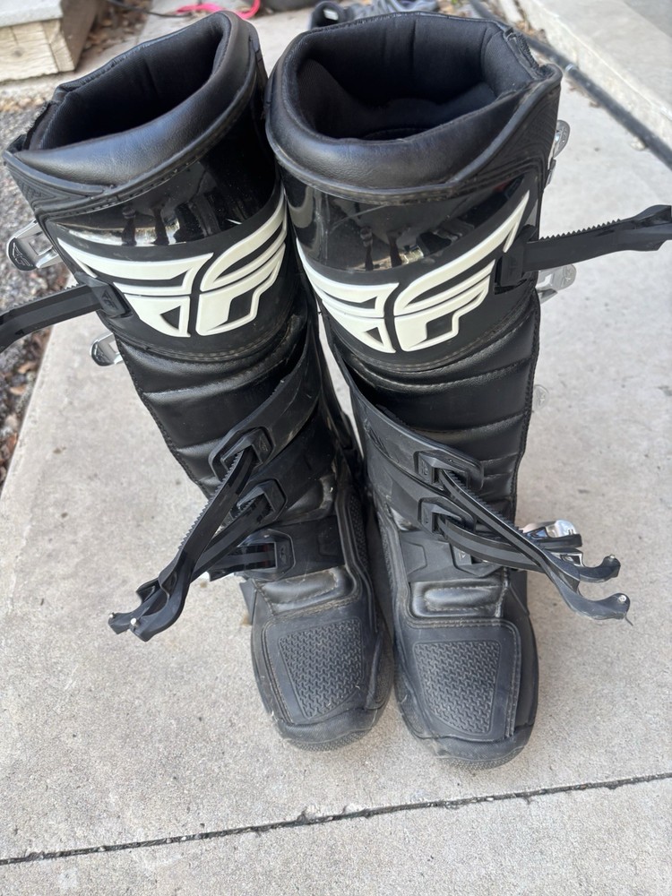 Fly Racing FR5 Boots Black - Size 7 US