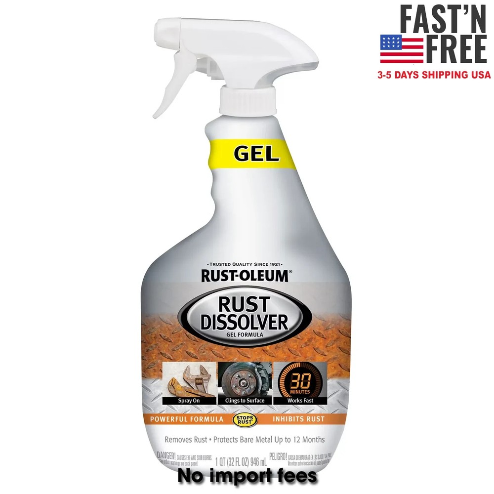 Rust-Oleum Rust Dissolver Gel Spray-300112, 32 oz