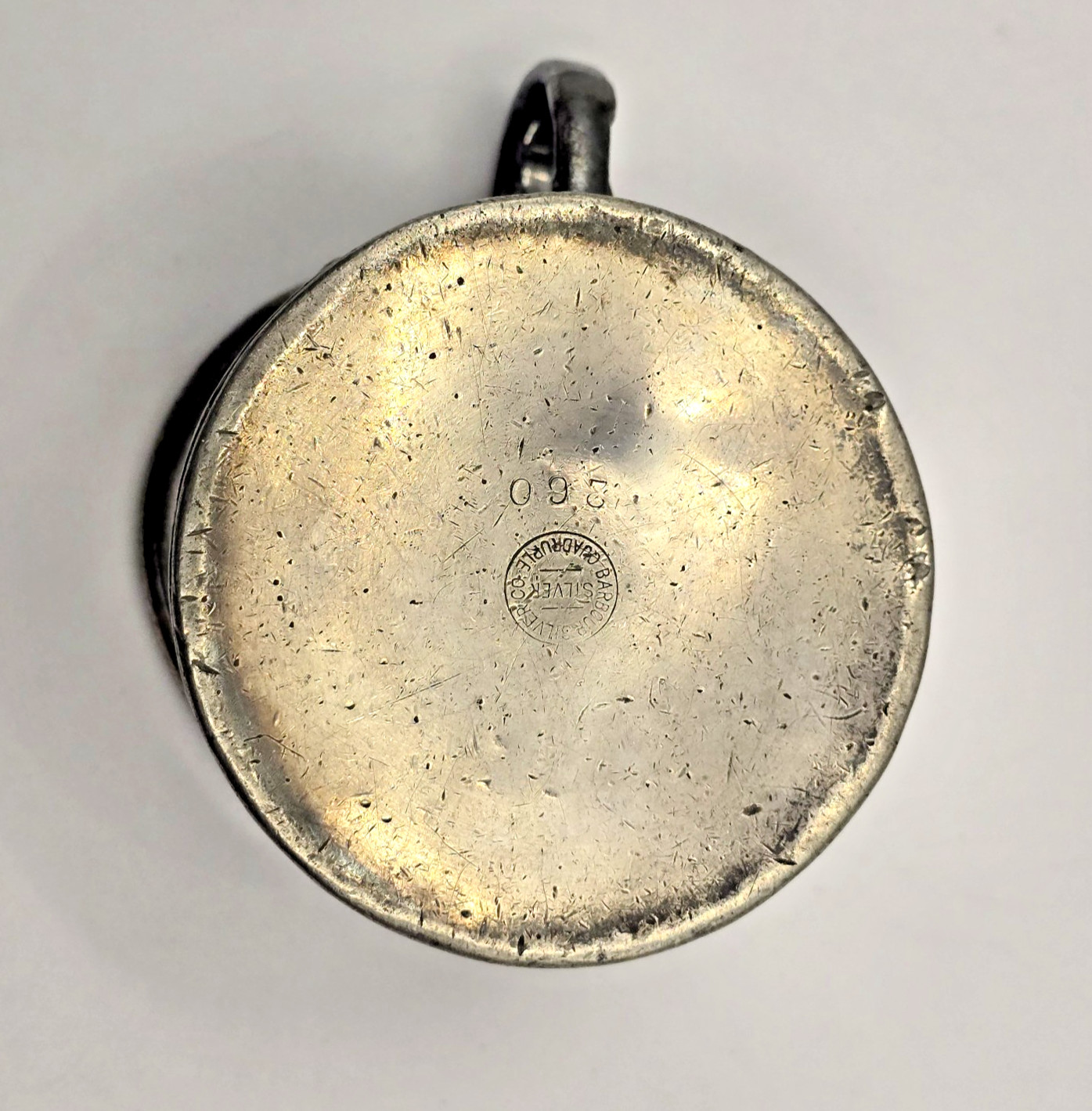 Antique Barbour Silver Co Quadruple Plated 260 Victorian Floral Fruit Cup Mug