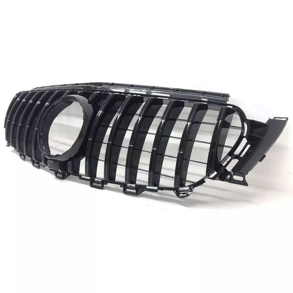 Front Upper Grill Black Grille For 2016-2020 Mercedes Benz W213 E350 E400 E500