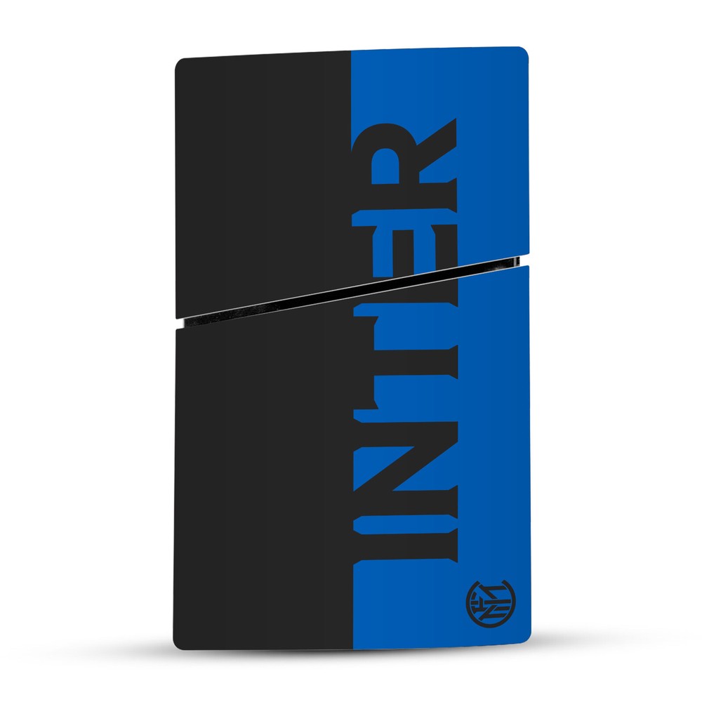 INTER MILAN FULL LOGO VINYL SKIN PS5 SLIM DIGITAL EDITION CONSOLE & CONTROLLER