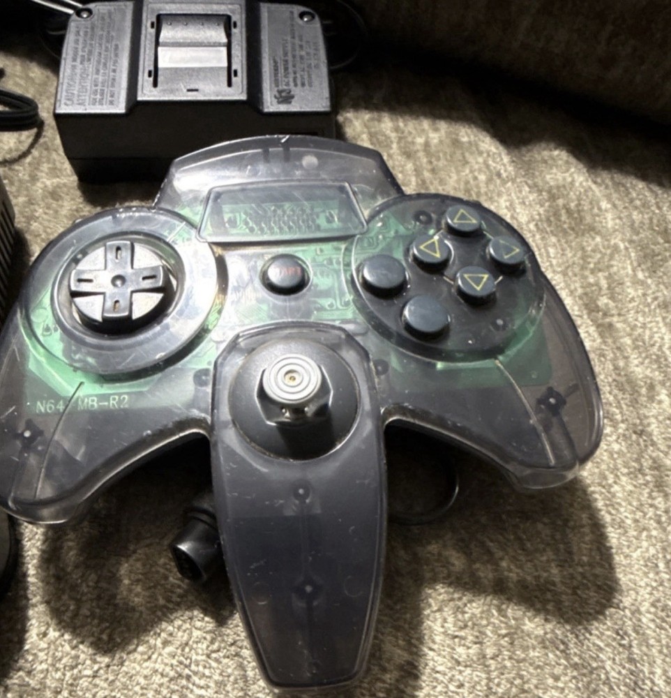 Nintendo 64 Gray Console (Expansion RAM, Controller, RCA, RFU) Cleaned & Tested