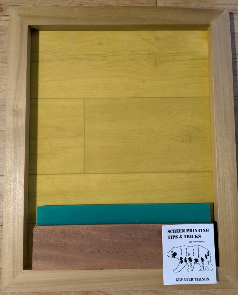 Screen Printing Frame 19 by 15 & 1/2 200 Mesh
