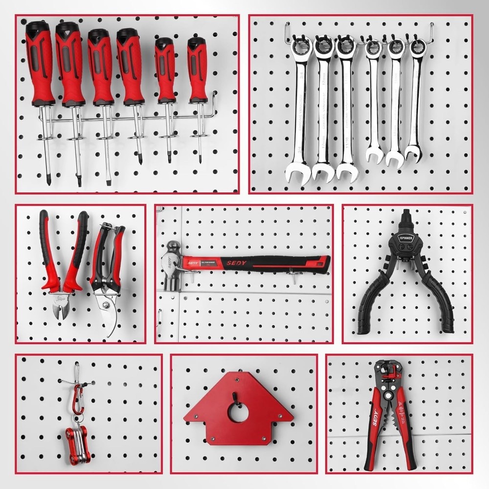 300-Piece Pegboard Hook Set - Durable Accessories for Ultimate Tool Organization