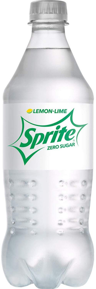 Zero Sprite, 20 Oz Bottles - Pack of 24