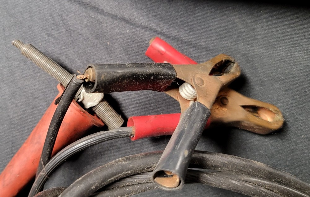 Vintage ICS DELUXE AUTO ENGINE ANALYZER w/ Timing Light, Cables, Instructions