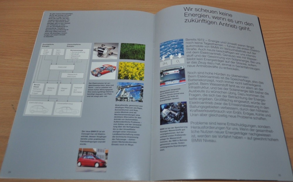 1993 BMW Brochure Prospekt German Edition