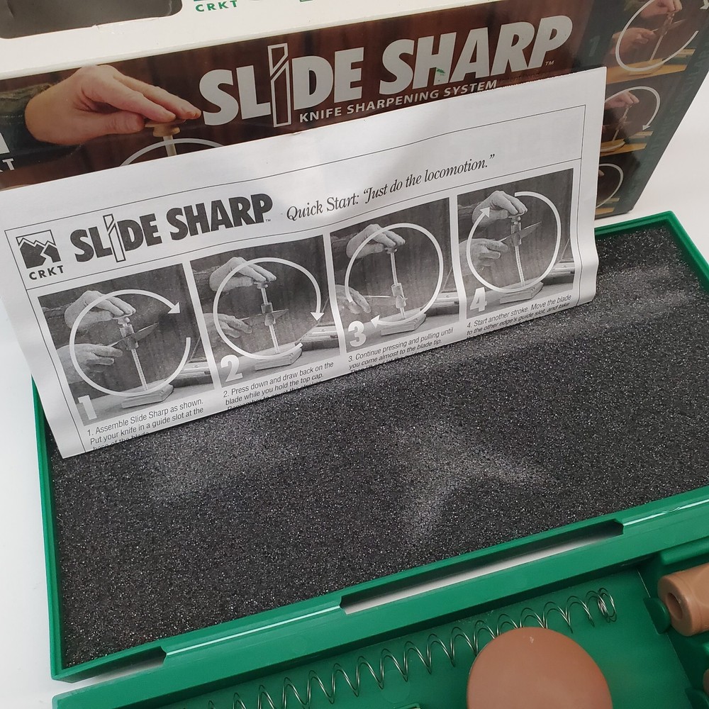CRKT Slide Sharp Knife Sharpening System Kit in Box Columbia River Knife & Tool