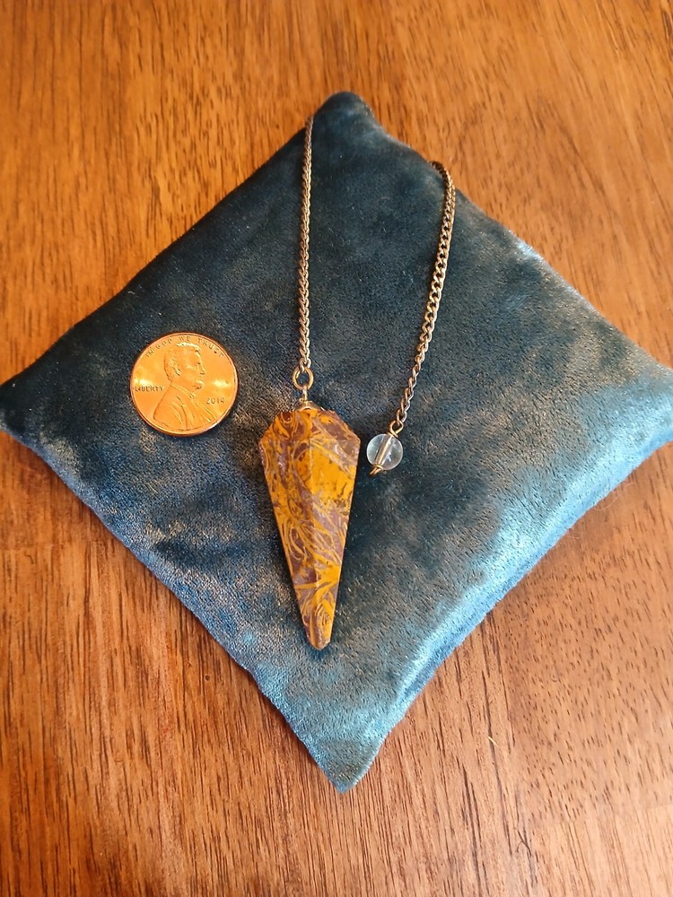 Faceted Mariam Jasper Bohemian Pendulum
