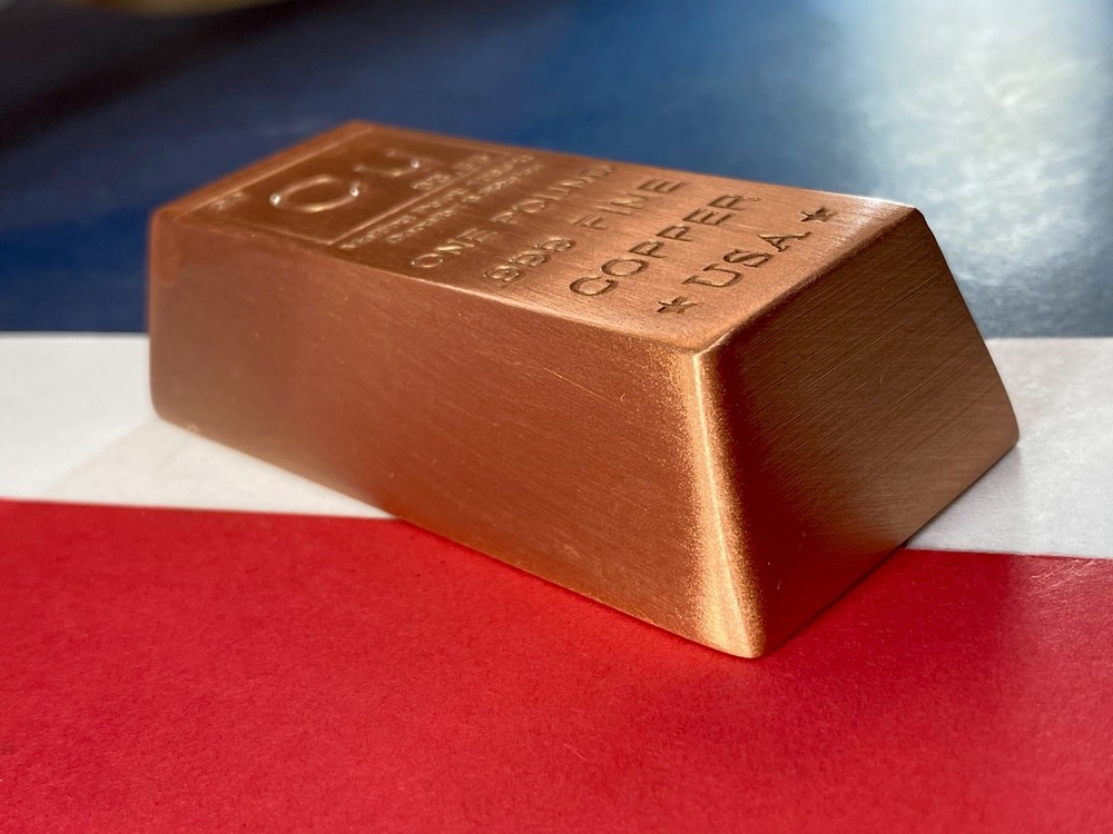 1 Pound Copper Bullion Bar .999 Fineness!!!
