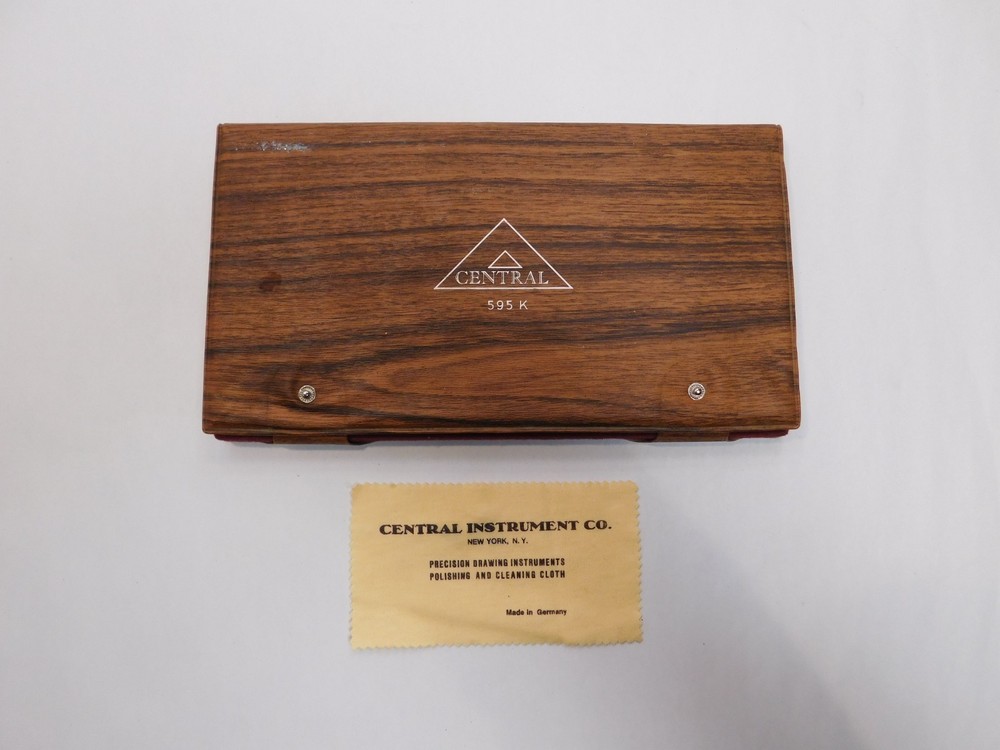 Central Instrument Co. Drafting Precision Drawing Set 595 K