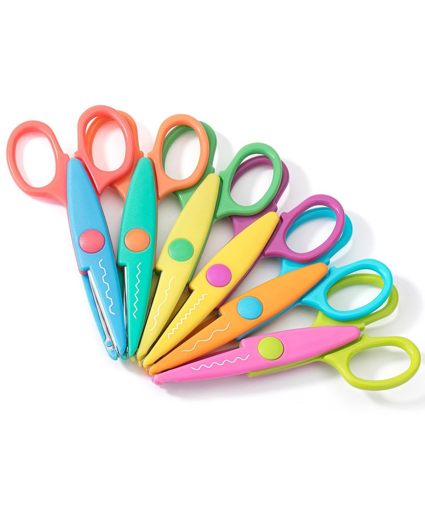 Mr. Pen- Craft Scissors Decorative Edge, 6 Pack, Zig Zag Scissors for Crafting