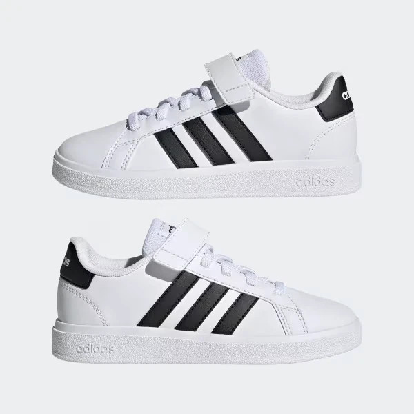 Adidas Grand Court 2.0 EL Kids Sneakers White Black GW6521