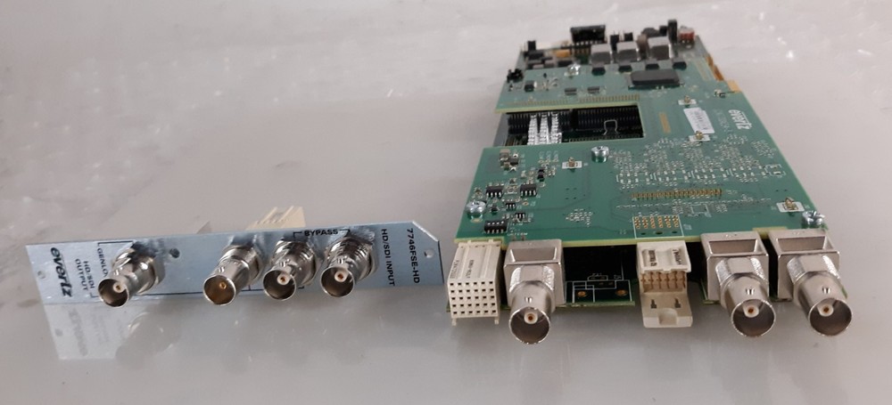 Evertz 7746FSE-HD HD/SD Video Frame Synchronizer w/ Backplane