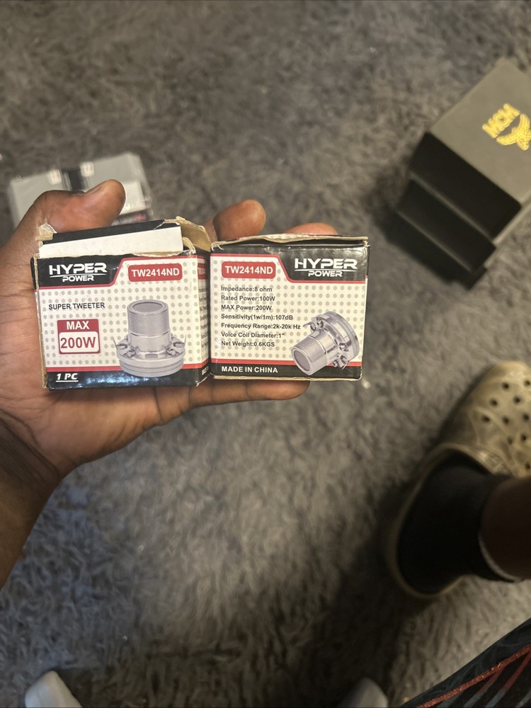 Hyper Power Super Tweeters Pair Or Single