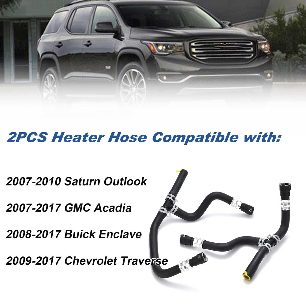 Engine Heater Hose Set Assembly Compatible with Enclave Standard, Black