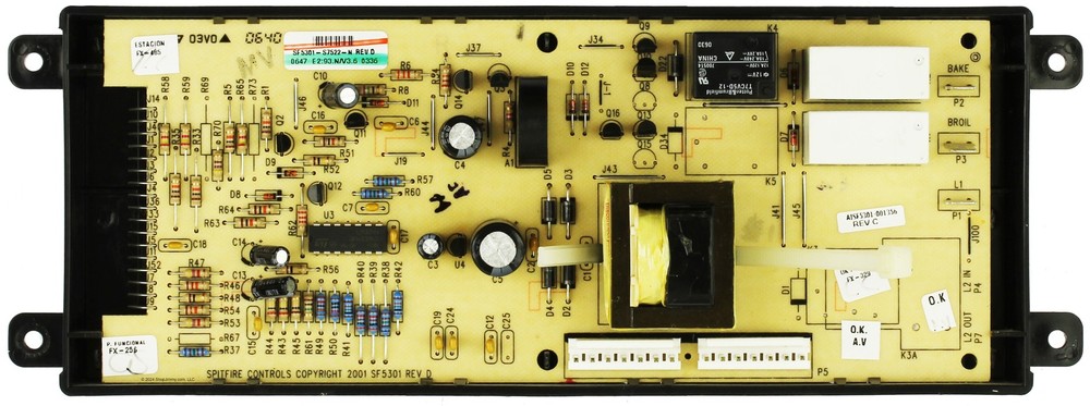Electrolux Oven 316207522 Electronic Clock Timer, White Overlay