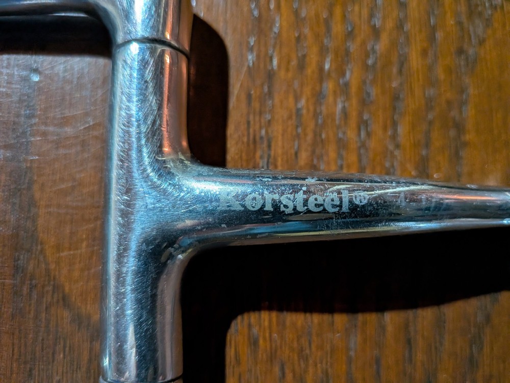 Korsteel Dee Ring Snaffle Bit - Size 4 1/2"