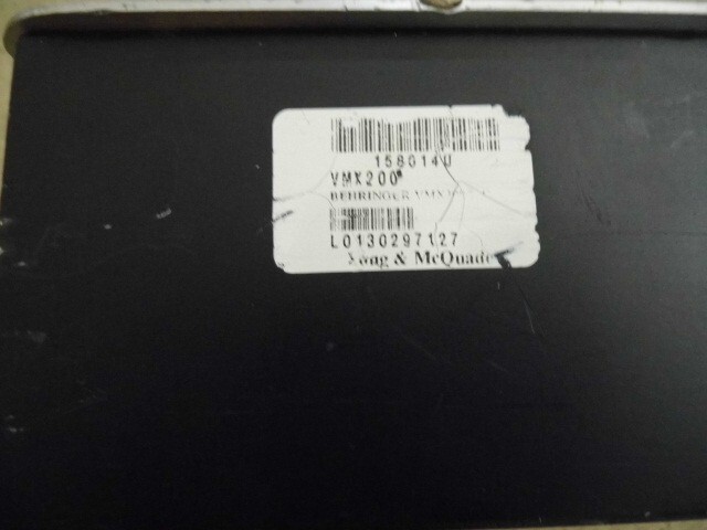 Behringer Pro Mixer VMX200 dj mixer used