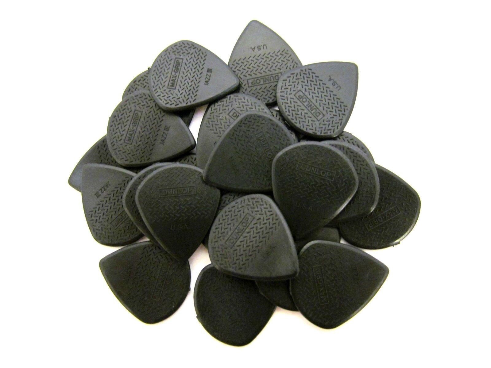 Dunlop Guitar Picks Nylon Max-Grip Jazz III 24 Picks 471R3S