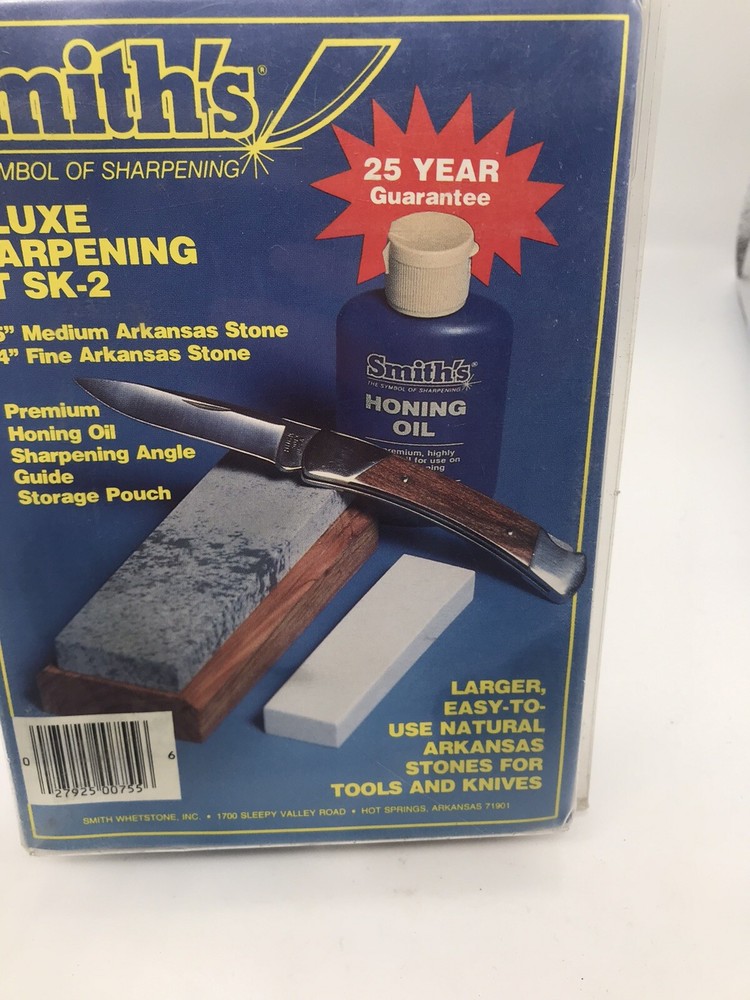 Knife Sharpening Smith's SK2 2-Stone Sharpening Kit - Tools & Home Improvement