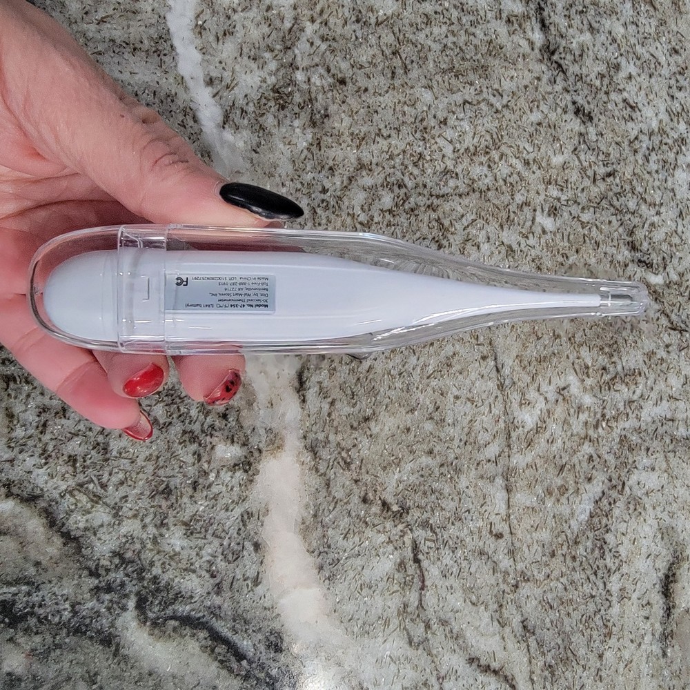 Equate 30 Second Digital Thermometer Oral Rectal Underarm Open Box Tested