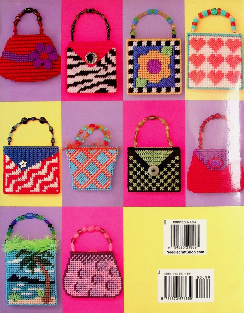 Purses Tiny Memo Pads Plastic Canvas Patterns By Needlecraft Shop