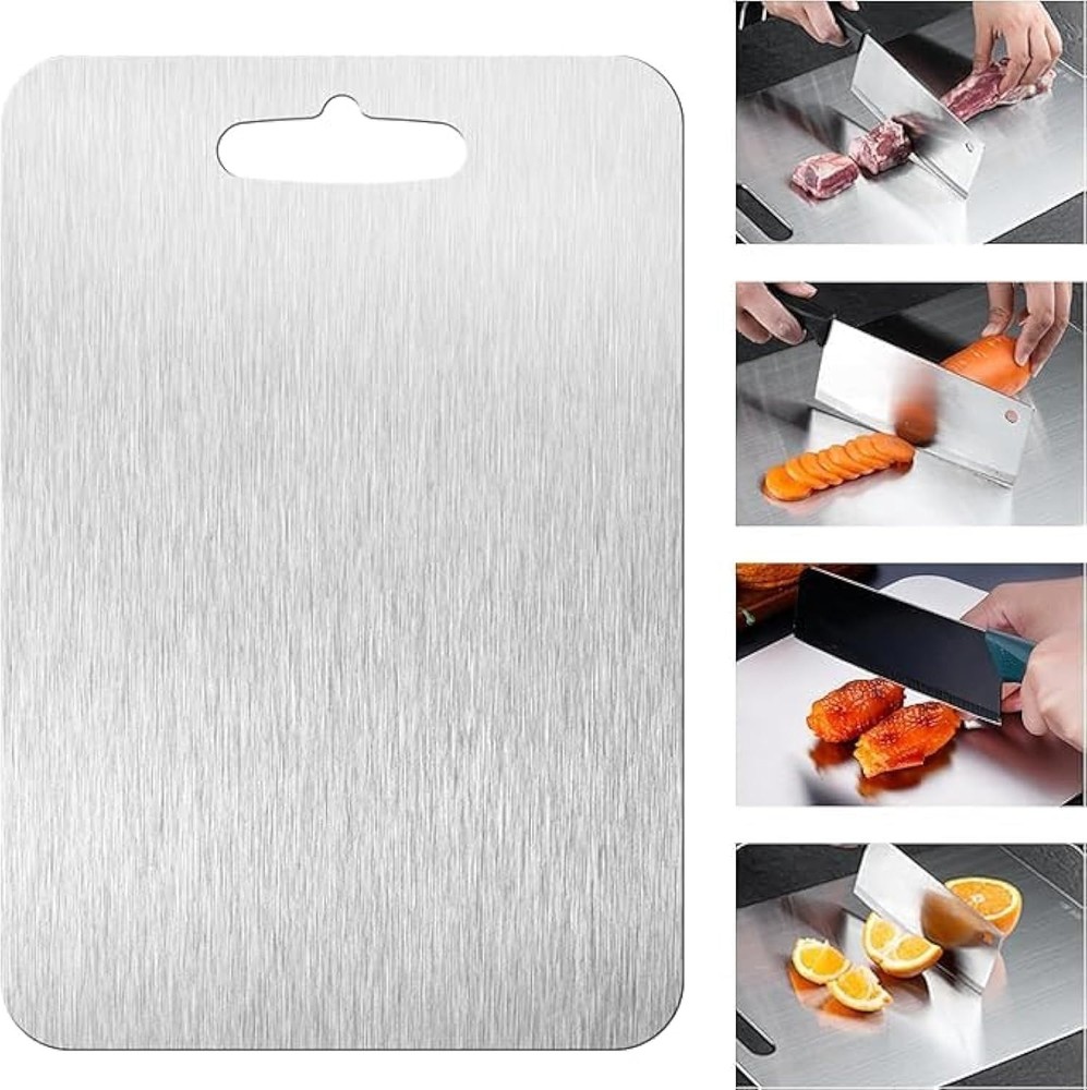 Lightweight Double-Sided Titanium Cutting Board – Perfect for All Kitchen Tasks
