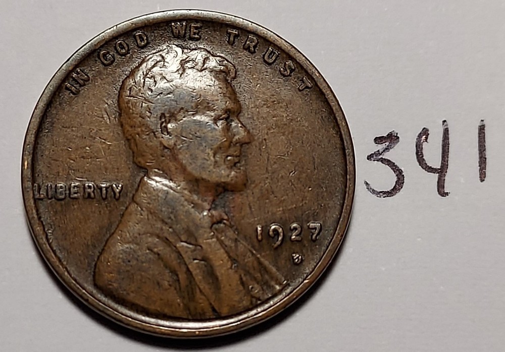 1927-D Lincoln Wheat Cent         #341