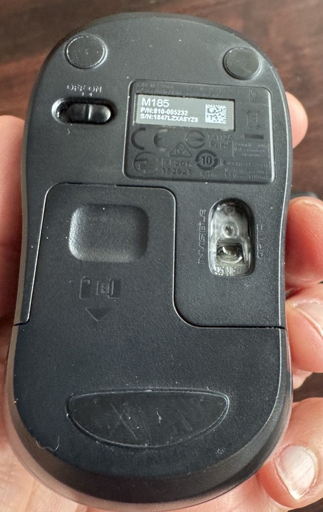 Logitech K360 Wireless Keyboard With Wireless Logitech M185 Mouse