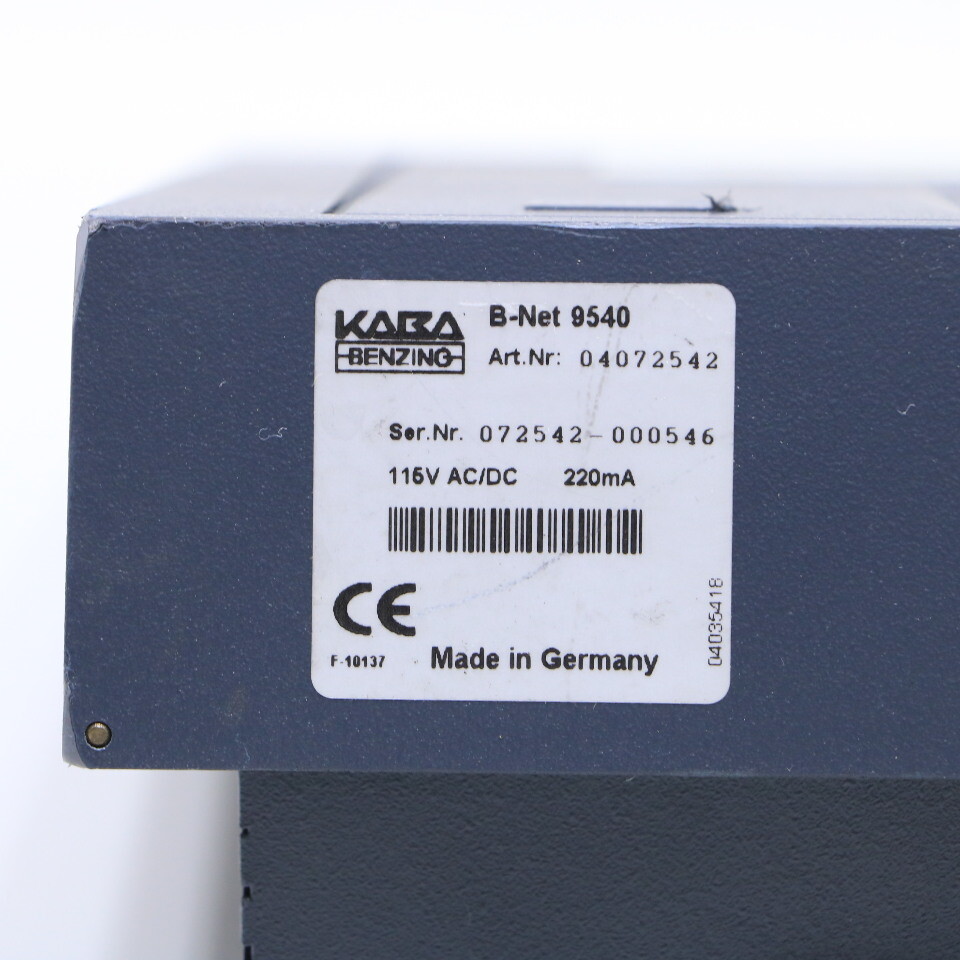 KABA BENZING B-NET 9540 NETWORK TIMECLOCK