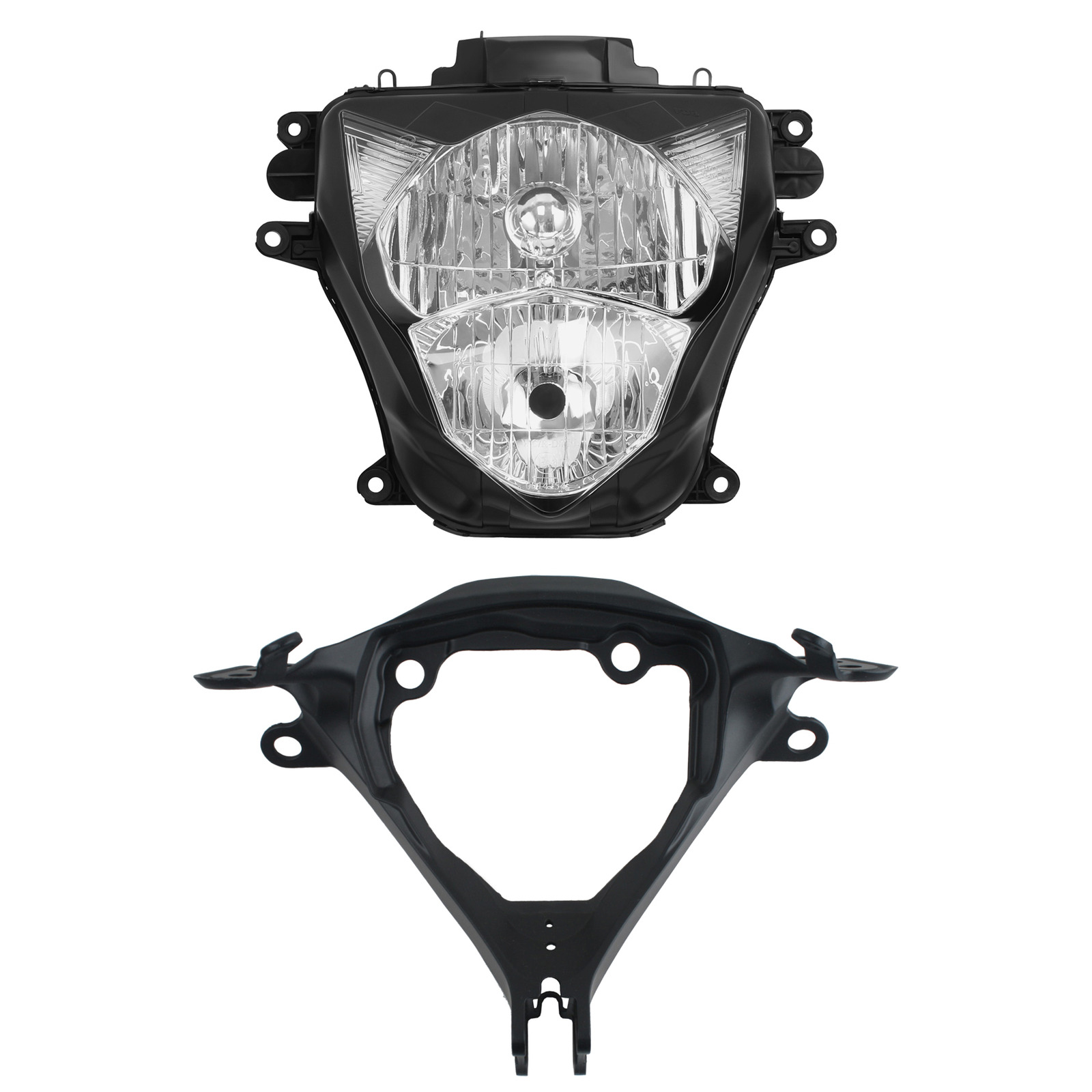 Front Headlight Assembly & Fairing Stay Bracket For Suzuki GSXR600 GSXR750 11-25