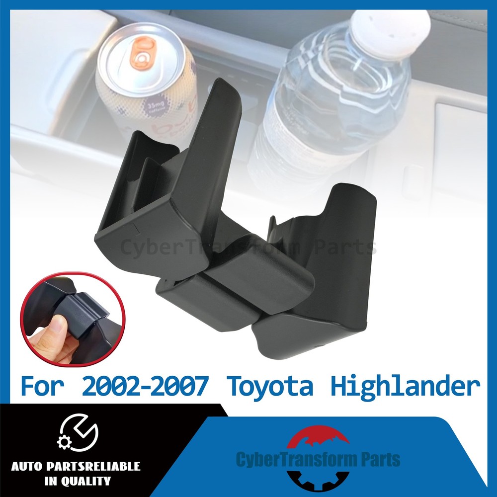 Center Console Cup Holder Insert Divider Fits 2002-2007 Toyota Highlander US